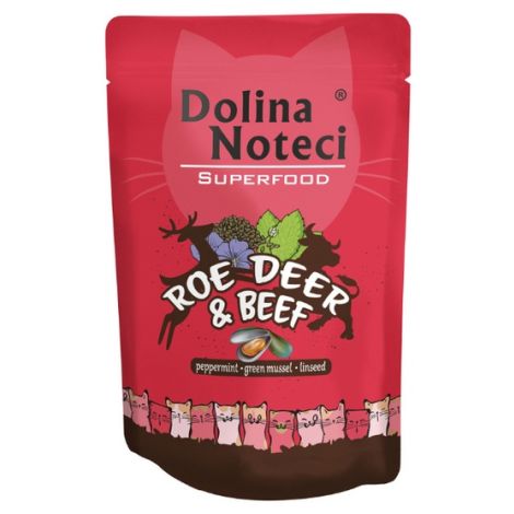 Dolina Noteci Superfood Kot Sarna i wołowina saszetka 85g