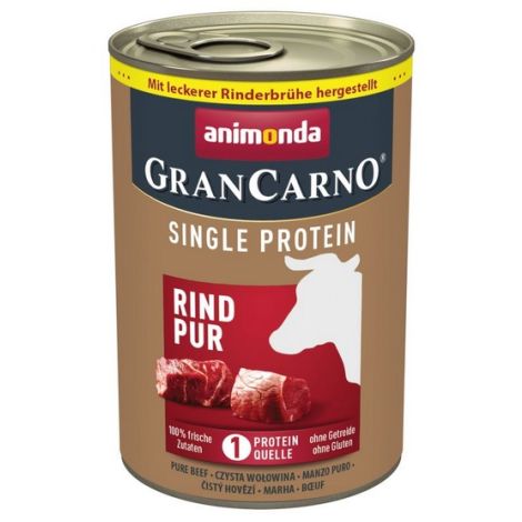 Animonda GranCarno Single Protein Wołowina puszka 400g