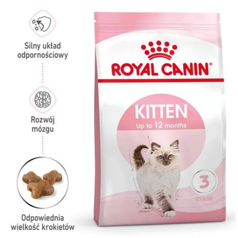 Royal Canin Kitten karma sucha dla kociąt od 4 do 12 miesiąca życia 4kg