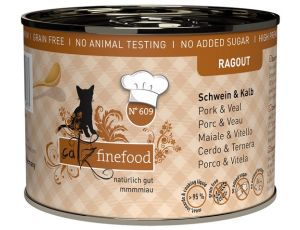 Catz Finefood Ragout N.609 Wieprzowina i Cielęcina puszka 190g
