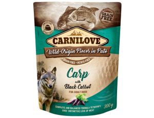 Carnilove Dog Carp & Black Carrot - karp i czarna marchew saszetka 300g