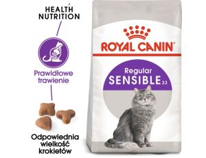 Royal Canin Sensible karma sucha dla kotów dorosłych, o wrażliwym przewodzie pokarmowym 4kg