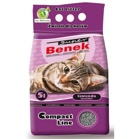 Super Benek Compact Zapachowy Lawenda (ciemny fiolet) 5L - 2