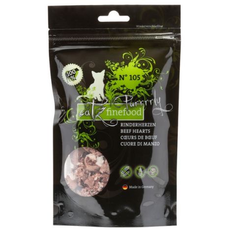 Catz Finefood Purrrrly N.105 Serca wołowe 35g - 2