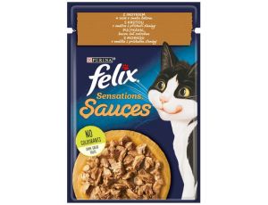 Felix Sensations Sauces Surprise Indyk w sosie bekonowym saszetka 85g