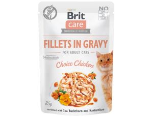 Brit Care Cat Fillets In Gravy Choice Chicken saszetka 85g