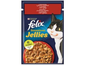 Felix Sensations Wołowina w galaretce z pomidorami saszetka 85g