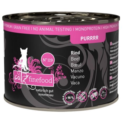 Catz Finefood Purrrr N.119 Wołowina puszka 200g