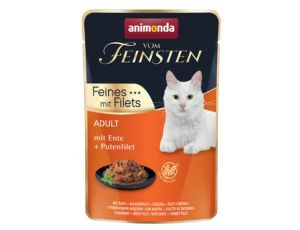 Animonda vom Feinsten Cat Adult Kaczka + filet z indyka saszetka 85g