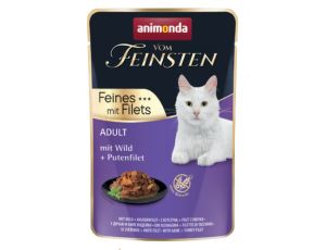 Animonda vom Feinsten Cat Adult Dziczyzna + filet z indyka saszetka 85g