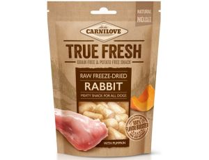 Carnilove Dog Snack True Fresh RAW Freeze-Dried Rabbit & Pumpkin 40g