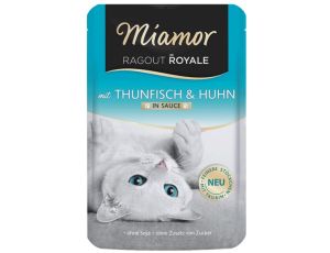 Miamor Ragout Royale z Tuńczykiem i Kurczakiem w sosie saszetka 100g