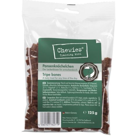 Chewies Goodies (Training) Kosteczki Mini Żwacz 125g - 4