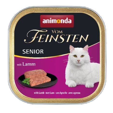 Animonda vom Feinsten Cat Senior z Jagnieciną tacka 100g