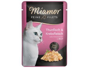 Miamor Feine Filets Tuńczyk & Kraby saszetka 100g