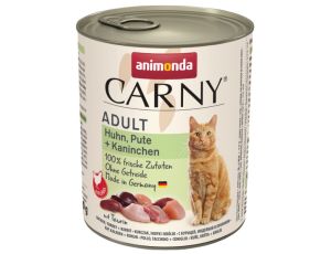 Animonda Carny Adult Kurczak, Indyk + Królik puszka 800g