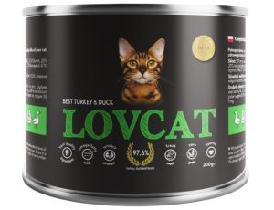 Lovcat Best Turkey & Duck puszka 200g - 2