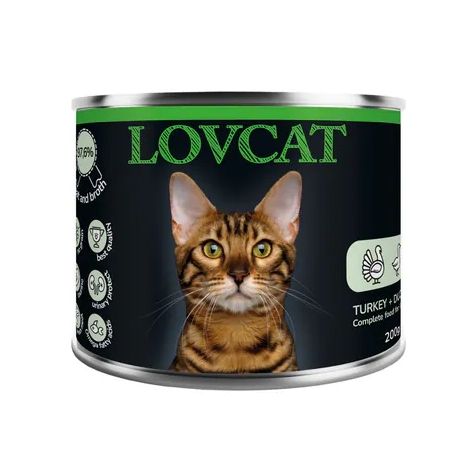 Lovcat Best Turkey & Duck puszka 200g