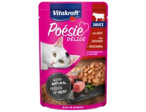 Vitakraft Poesie Deli Sauce wołowina saszetka 85g