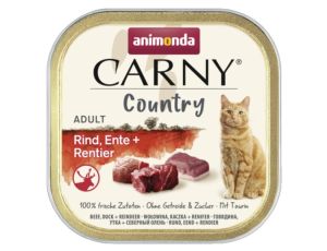 Animonda Carny Country Adult Wołowina, Kaczka i Renifer tacka 100g