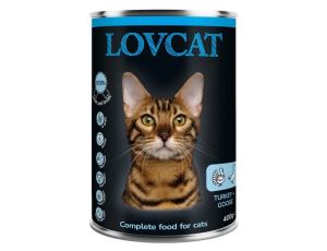 Lovcat Best Turkey & Goose puszka 400g