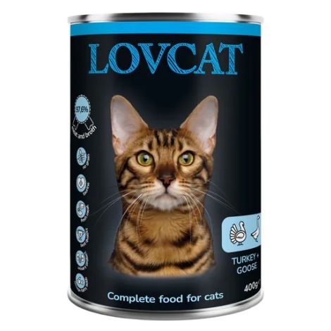 Lovcat Best Turkey & Goose puszka 400g