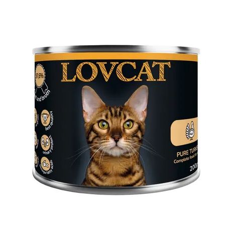 Lovcat Pure Turkey puszka 200g