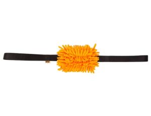 Dingo Zabawka dla psa - Szarpak Mop z dwoma uchwytami 60cm pomarańczowy