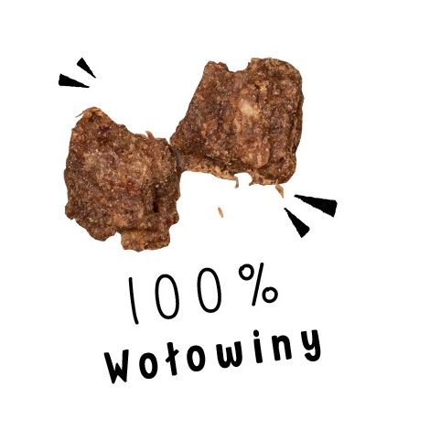 Paka Zwierzaka Chunkies Wołowina 100% 70g - 4