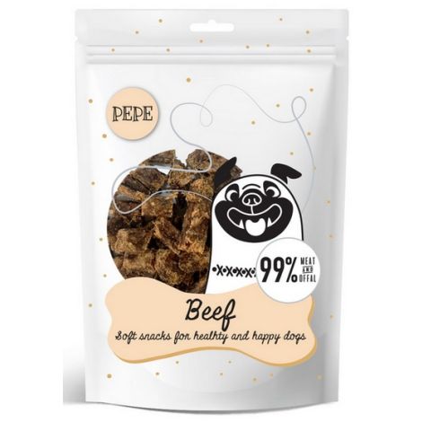 Paka Zwierzaka PEPE Mini Chunkies Beef (wołowina) 70g