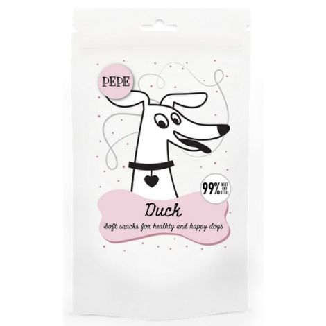 Paka Zwierzaka PEPE Mini Chunkies Duck (kaczka) 70g - 2