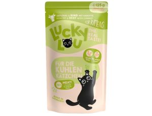 Lucky Lou Lifestage Kitten Drób i wołowina saszetka 125g