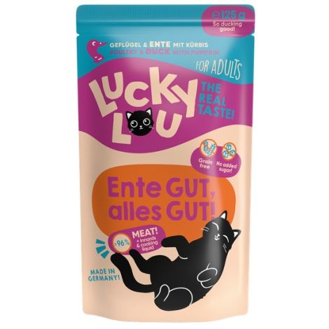 Lucky Lou Lifestage Adult Drób i kaczka saszetka 125g - 2