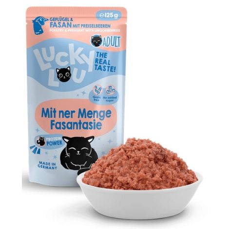 Lucky Lou Lifestage Adult Drób i bażant saszetka 125g - 4