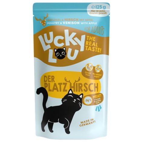 Lucky Lou Lifestage Adult Drób i jeleń saszetka 125g - 2