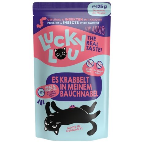 Lucky Lou Lifestage Adult Drób i owady saszetka 125g - 2