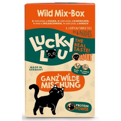 Lucky Lou Lifestage Adult Wild Mix-Box saszetki 6x125g - 5