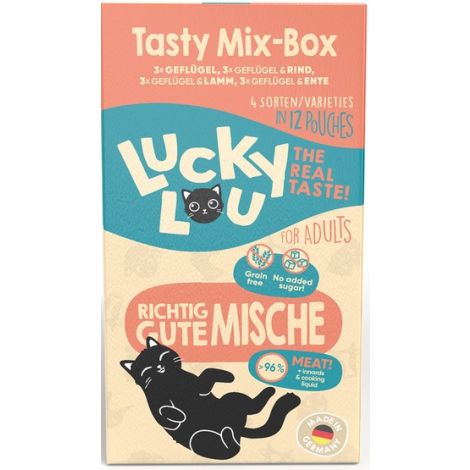 Lucky Lou Lifestage Adult Tasty Mix-Box saszetki 12x125g - 2