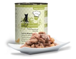 Catz Finefood Ragout N.605 Łosoś i Dzika Kaczka puszka 380g - 2