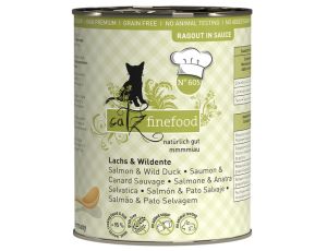 Catz Finefood Ragout N.605 Łosoś i Dzika Kaczka puszka 380g