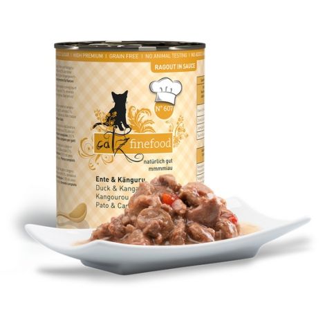 Catz Finefood Ragout N.607 Kaczka i Kangur puszka 380g - 2