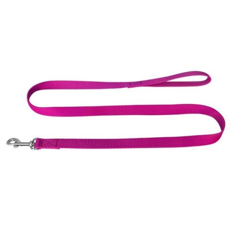 CHABA Smycz taśma gładka 20mm/130cm fuksja - 2