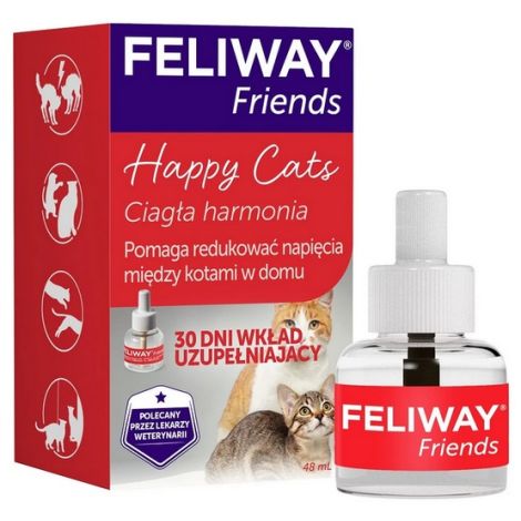 Feliway Friends - kocie feromony Wkład uzupełniający 48ml (30 dni) - 2