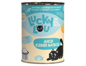 Lucky Lou Lifestage Kitten Drób i pstrąg puszka 400g