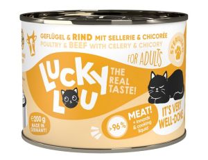 Lucky Lou Lifestage Sterilized Drób i wołowina puszka 200g