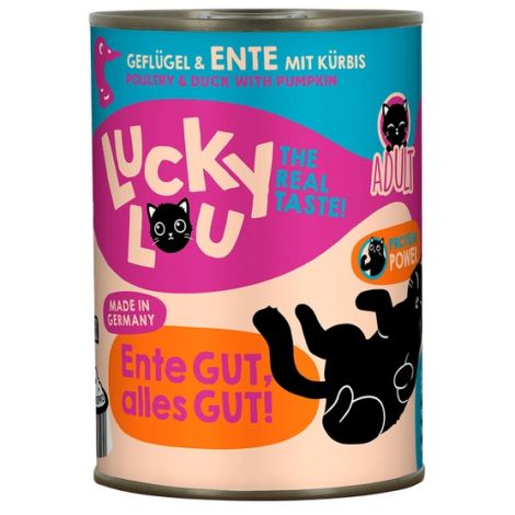 Lucky Lou Lifestage Adult Drób i kaczka puszka 400g - 4