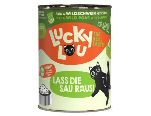 Lucky Lou Lifestage Adult Wołowina i dzik puszka 400g