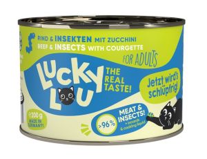 Lucky Lou Lifestage Adult Wołowina i owady puszka 200g