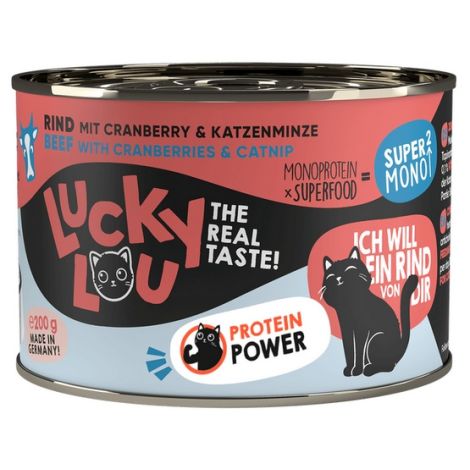 Lucky Lou SuperMono Wołowina puszka 200g - 3