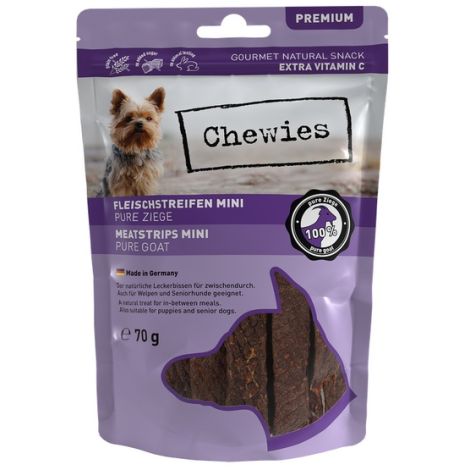 Chewies Meat Strips Mini Koza 70g